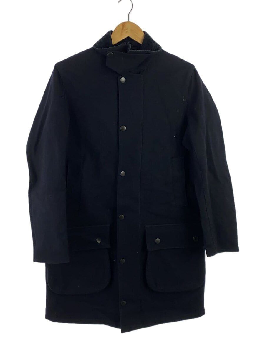 【着用5回未満】Barbour SL BORDER PLAIN LINING Barbour Other Coat 36 Wool Black Plain SL BORDER BONDED Used