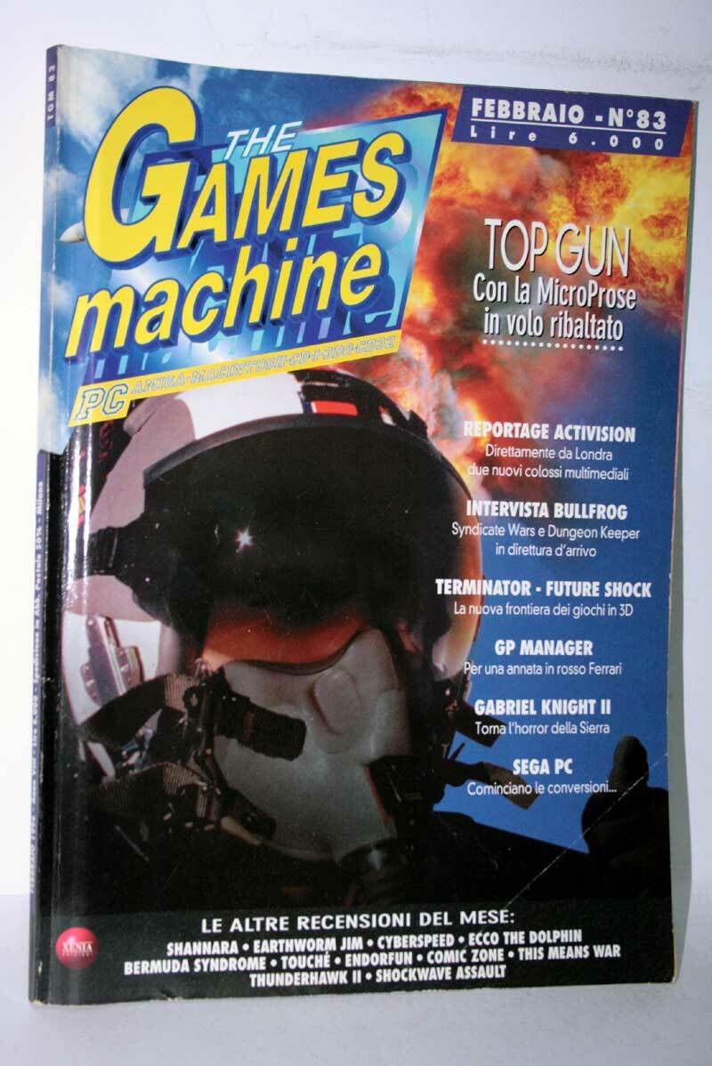 RIVISTA THE GAMES MACHINE TMG NUMERO 83 AMIGA-PC 3DO FEBBRAIO 1996 LV2 ...