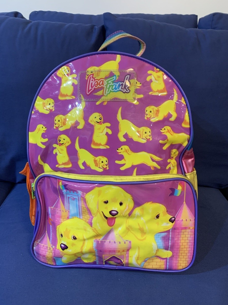 【希少】Judy Gibson シュナウザー犬90sヴィンテージ ラグマット古着 Vintage Lisa Frank Sandcastle Puppies Golden Full Size Vinyl