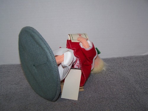 Annalee Dolls '93 Woman Choir Caroler Holiday Christmas Deck the Hall #7248 Tag - Bild 6 von 8