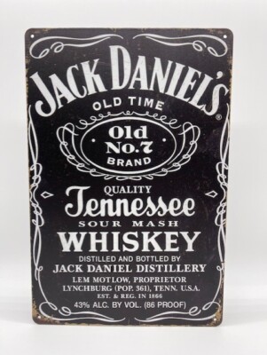 Blechschild Jack Daniels 20x30cm Nostalgie Retro Reklame Vintage Deko Geschenk