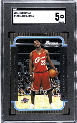 その他 2003 Bowman Lebron James RC #123 NBA 2003-04 Bowman #123 Lebron James RC SGC 5 Rookie Black Triangle