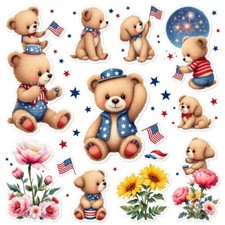 Fourth Of July Fun Cardstock Die Cut Embellishment 12 3.5 Inch