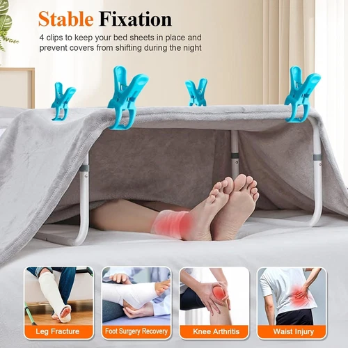 Blanket Lifter for Feet Lift Bar Sheet Riser Foot Tent Blanket Support Holder UK - Picture 2 of 12