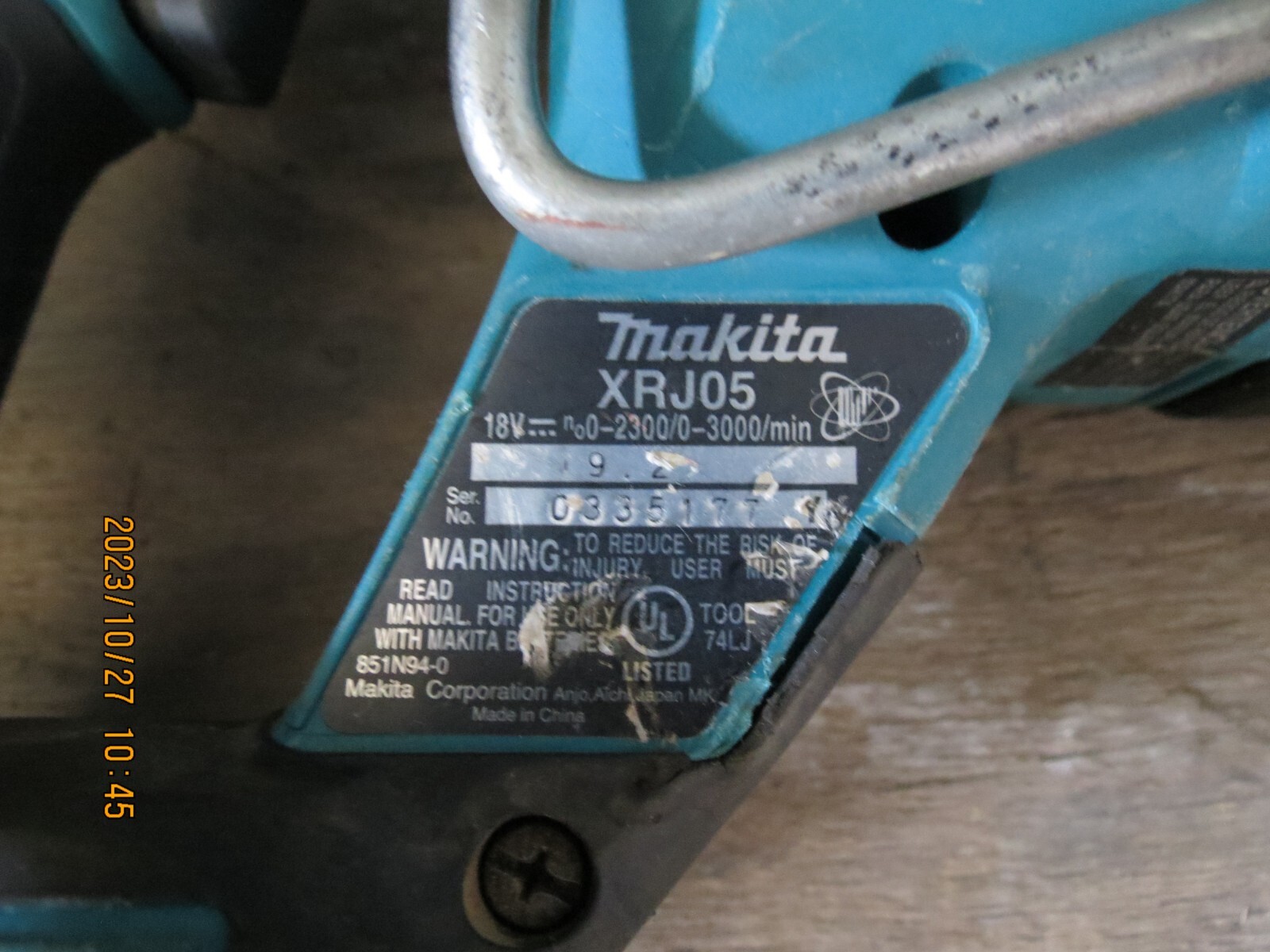 Makita XRJ05 18V Cordless Reciprocating Saw Recipro XRJ05Z Cordless