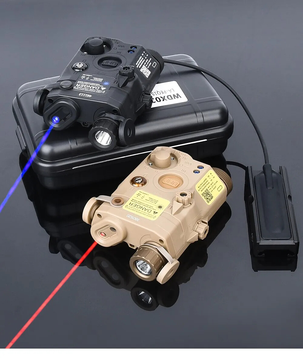 PEQ-15 ライト　スイッチセット Picatinny PEQ-15 Laser Red Green Blue IR With Switch Mount Slot