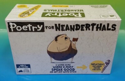 Poetry For Neanderthals a Word Game by Exploding Kittens Ages 7+ New & Sealed