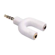 4 Position 3.5mm Stereo Splitter Audio to Mic Headset Jack Plug Y Adapter