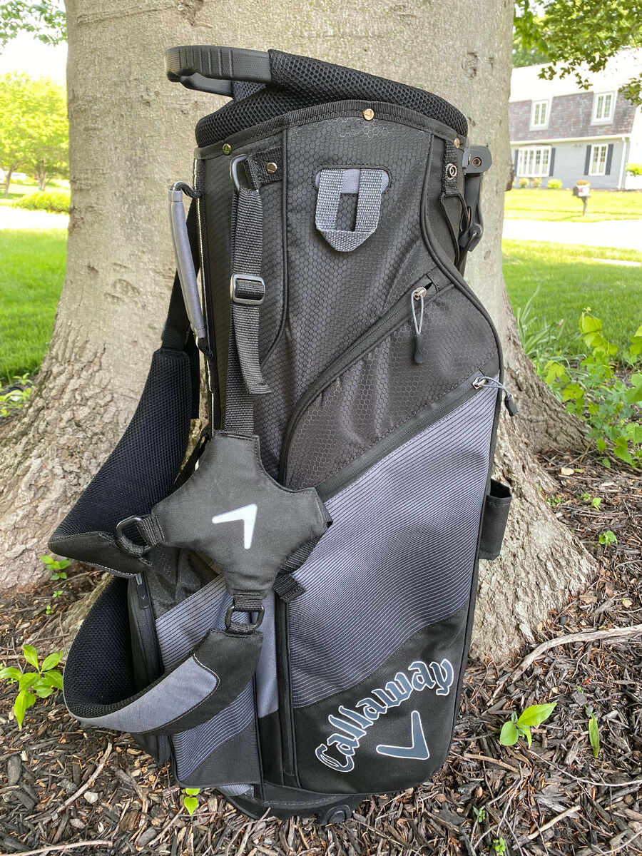 Callaway Chev Org Cart Bag Golf Bag Black EUC Divider Callaway Chev Org Cart Bag Golf Bag Black EUC Divider