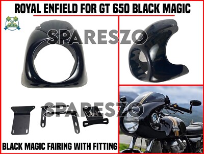 Royal Enfield ''BLACK MAGIC FAIRING WITH FITTING, For GT 650 BLACK MAGIC