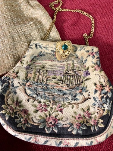 Antique Vintage Evening Handbags Clutch - Lot of 5 (P10) - Picture 2 of 10