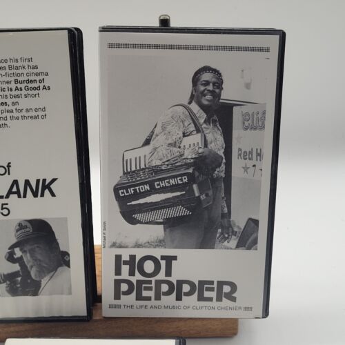 Les Blank VHS Lot Six Short Films Hot Pepper A Well Spent Life VCR Tape Rare! - Picture 3 of 14
