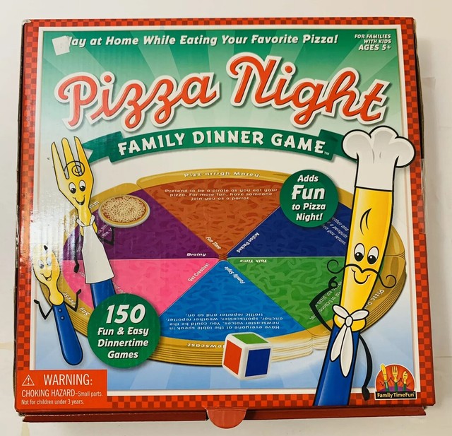  Family Fun Night Pizza Night Family Dinner Game FREE SHIPPING eBay