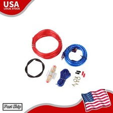 1500W Car Amp Wiring Kit - 8 Gauge Power Cable with RCA Interconnects