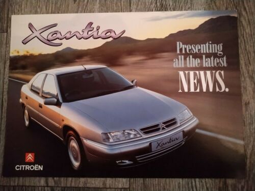 Citroen Xantia LX SX Exclusive Activa Limousine Estate UK Marktbroschüre 1998 - Bild 1 von 1