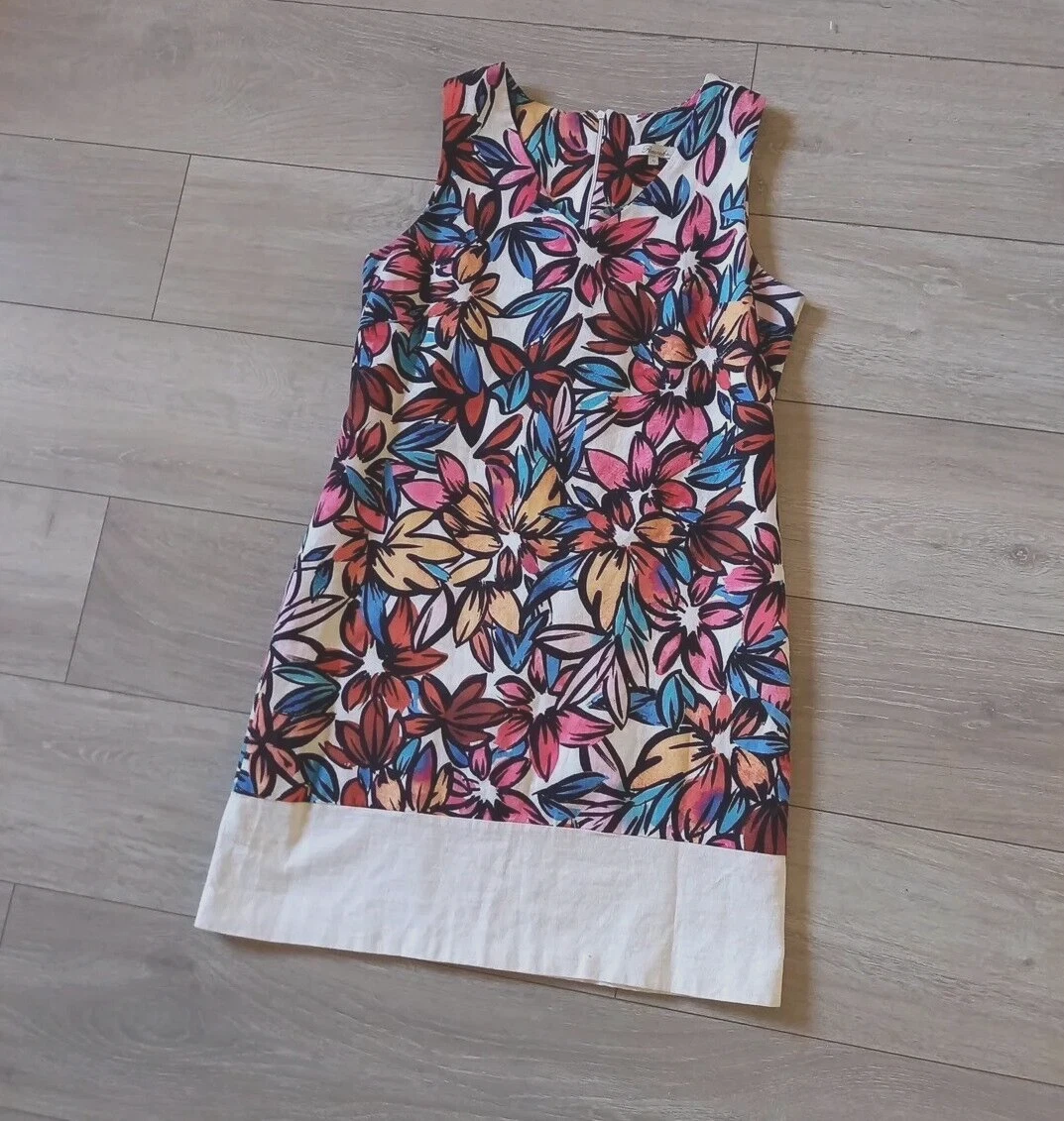 Linen dresses peacocks sale