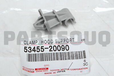 5345520090 Genuine Toyota CLAMP, HOOD SUPPORT ROD 53455-20090 | eBay 5345520090 Genuine Toyota CLAMP, HOOD SUPPORT ROD 53455-20090 | eBay