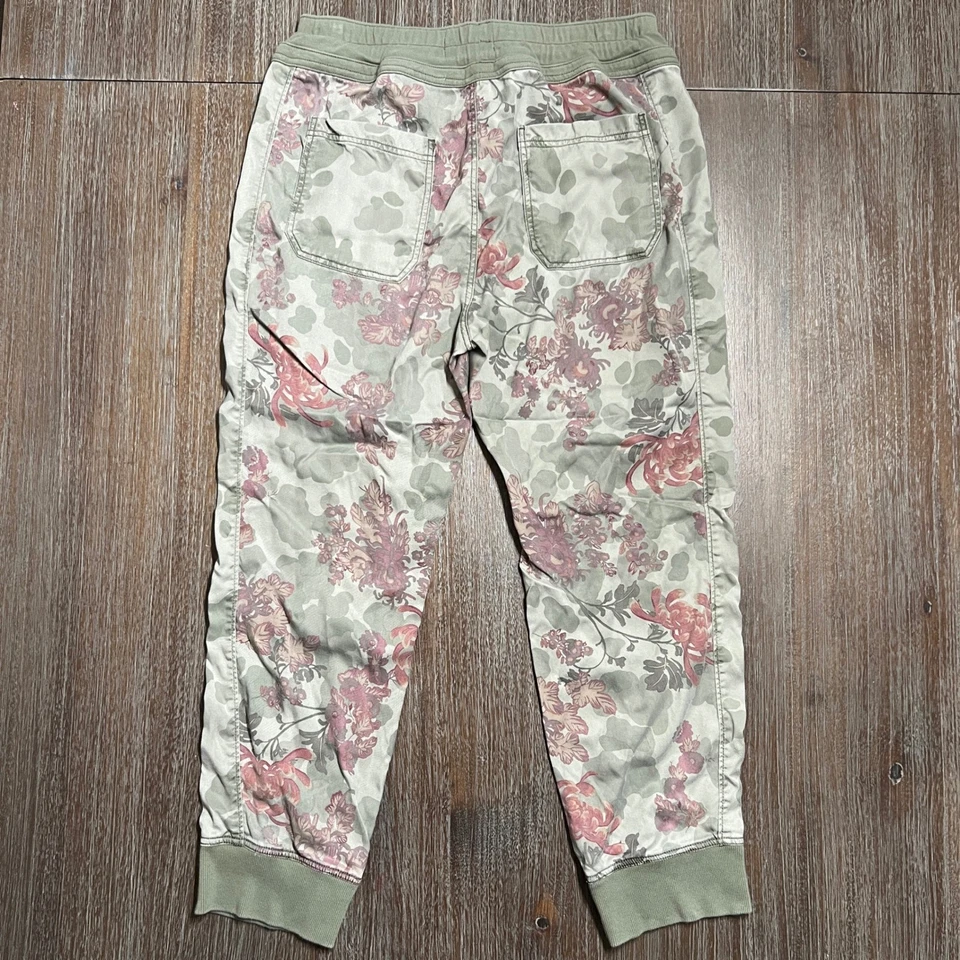 Anthropologie Floral Camo Jogger Pants Women's Size M - Image 2 of 4