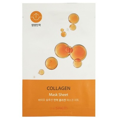 THE SAEM Collagen Mask Sheet 20g Korea Gesichtsmaske K Beauty Maske