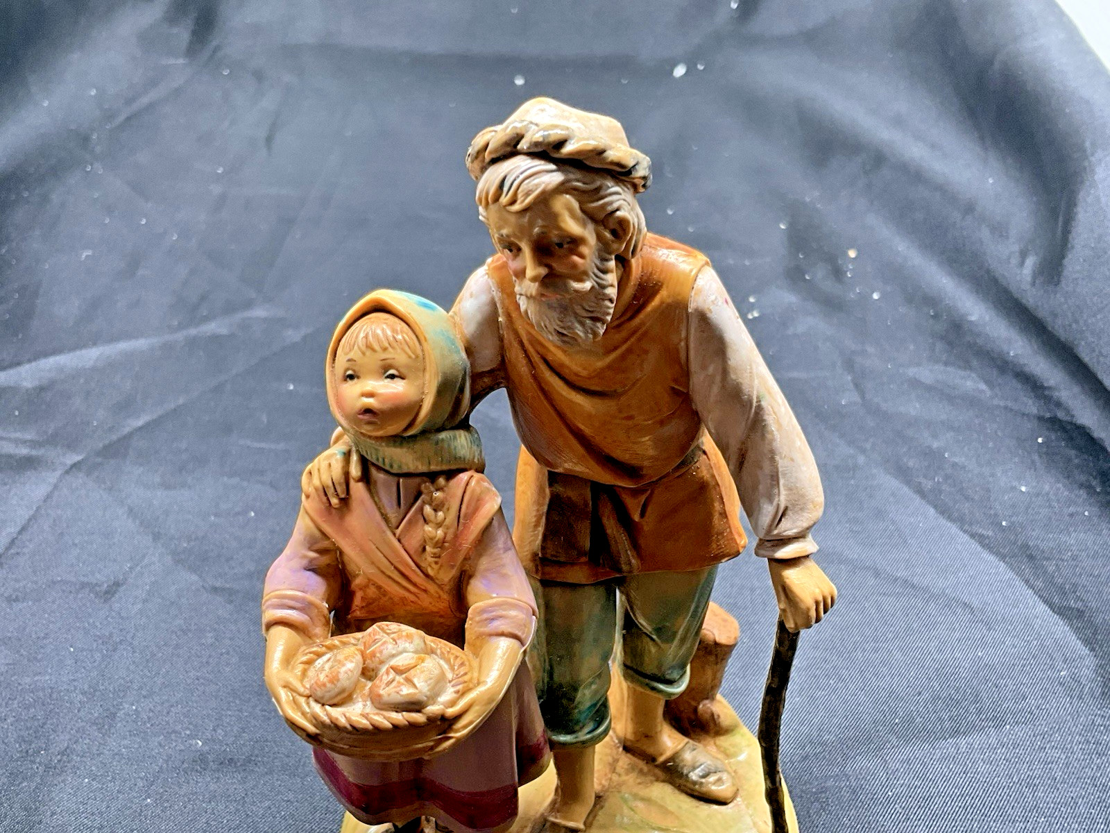 Fontanini  Nativity 5” Abigail & Peter - LE, 1993 Italy #65274 Box & Story Card