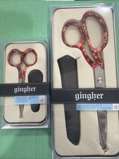 Gingher Designer Series Sonia 8-calowe nożyce i 4-calowe nożyczki do haftu