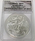 2018 American Silver Eagle ANACS MS70 First Strike Coin