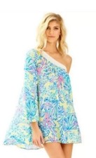 Lilly Pulitzer Shealyn Cover Up Dress Lemon Drop XXS