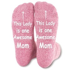 ONEHAUS Funny Socks for Women Men - Christmas Gifts 16, Awesome Mom