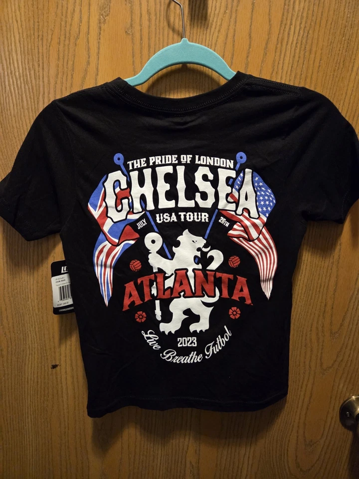 Nueva camiseta juvenil LBF Chelsea Atlantic Tour. YS. Negro Foto 3 de 3
