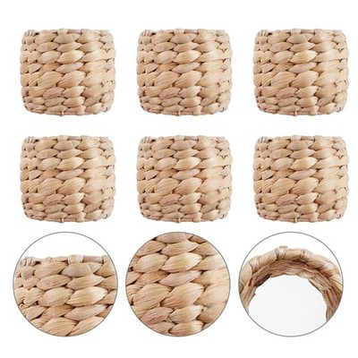  6 Pcs Rustikale Serviettenschnallen Hochzeitstischdekoration Serviettenhalter