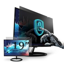 2 Pack Privacy Screen Filter for 19" Widescreen Monitor Anti-Glare Blocker
