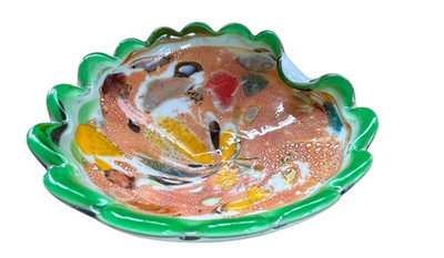 AVEM Murano Tutti Fruitti Glass bowl