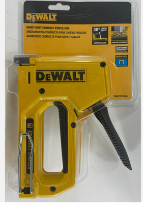 DeWalt - DWHTTR130LH - Heavy-Duty Compact Staple Gun Stapler - Pinpoint Accuracy