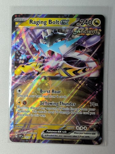 Raging Bolt ex 145 — Pokémon SVP Black Star Promo — NM
