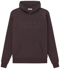 Fear of God Essentials Hoodie 'Plum' S Size Loose Oversized Hoodie NWT SS23