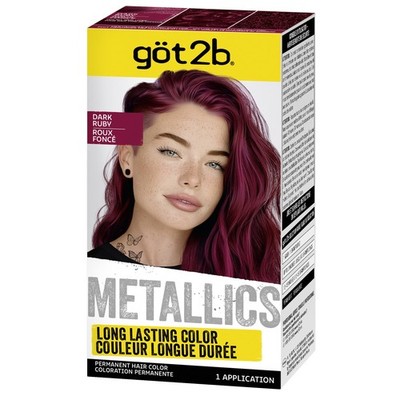 got2b Metallics Permanent Hair Dye, Bronzed Copper, Hair Color for Women & Men