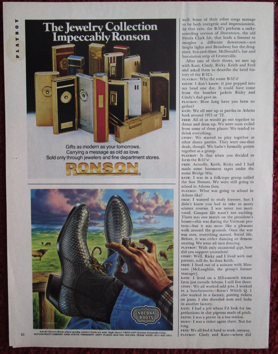 1980 NOCONA Western Cowboy Boots Print Ad ~ SCORPION w/ Alex Ebel