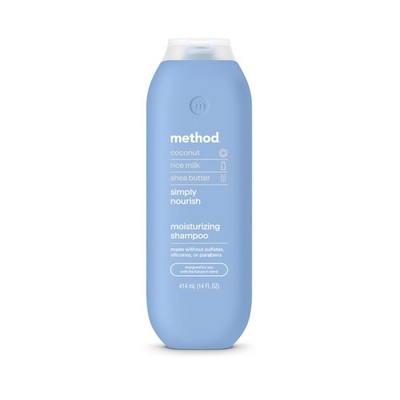 Method Moisturizing Shampoo Simply Nourish Hydrates and Revives Dry Hair Safe