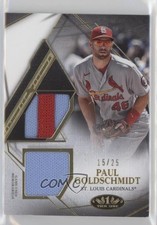 2022 Tier One Topps Certified Dual Relics 15/25 Paul Goldschmidt #T1R2-PGO 0t2