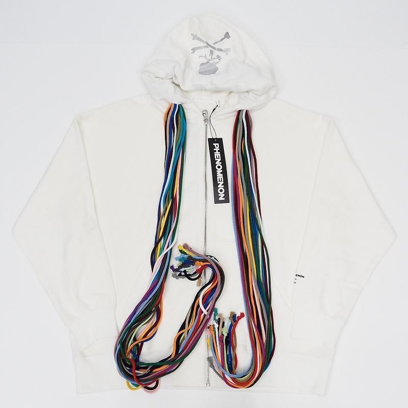 Phenomenon Mastermind Zip Hoodie XL White Multi-Color Corded