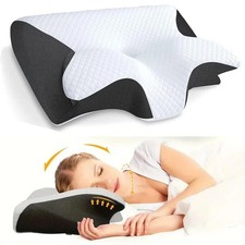 Cervical Memory Foam Neck Pillow Orthopedic Neck Back Support Anti Snore