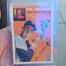 2001 Topps Chrome - Through the Years Reprints Ted Williams AUTOGRAPHED 💎💎🔥🔥