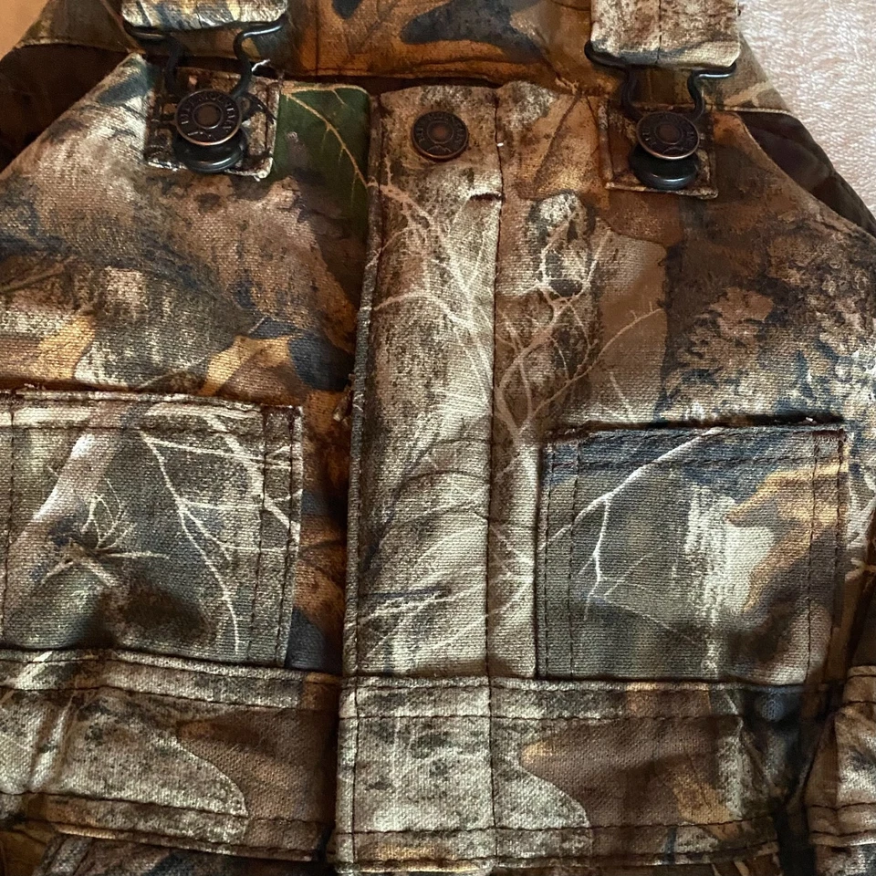 Blue Mountain Realtree Bib Kids 2T Camo Breakup Hunting Overalls Outdoors - Image 4 of 4