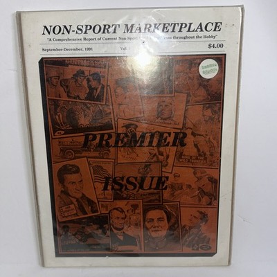 Non Sport Marketplace 1st Edition September- December 1991 Volume 1 N0. 1