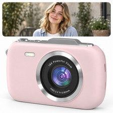 64MP 4K Compact Camera 18X Digital Zoom Portable for Travel and Everyday Photos