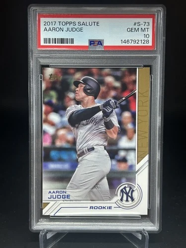 2017 Topps Salute Aaron Judge Rookie #S-73 PSA 10