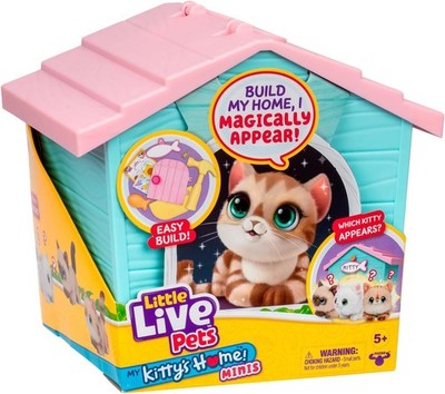 Build & Play with My Kitty's Home Mini: Mystery Plush Cat Toy Set for Kids