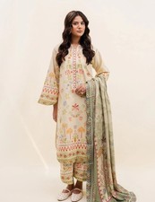 3 Pc Shalwar Kameez Suit Size Small Pakistani Maryum N Maria New with Tags