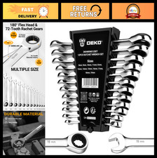 12-piece Metric Ratcheting Wrench Set 8-19mm Fixed Head Cr-v Steel Organizer 12-piece Metric Ratcheting Wrench Set 8-19mm Fixed Head Cr-v Steel Organizer