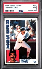 1984 TOPPS TIFFANY #720 DWIGHT EVANS RED SOX PSA 9